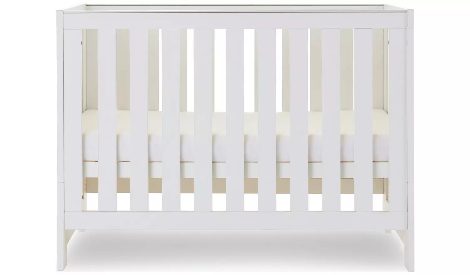 Obaby Nika Mini Cot Bed - White