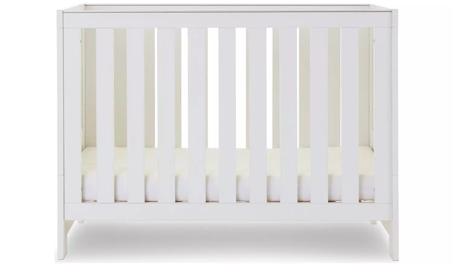 Obaby Nika Mini Cot Bed - White