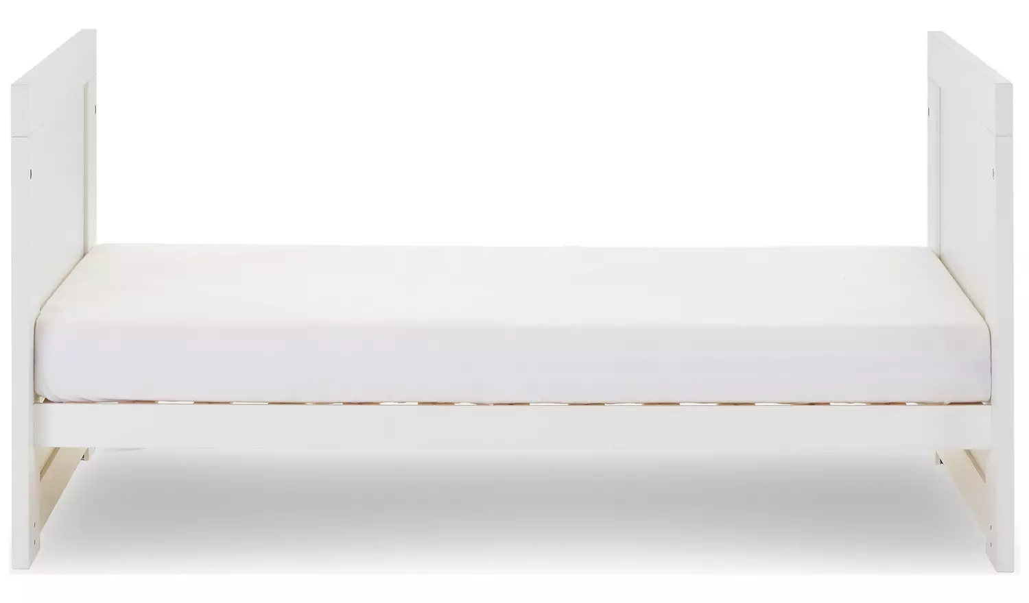 Obaby Nika Mini Cot Bed - White