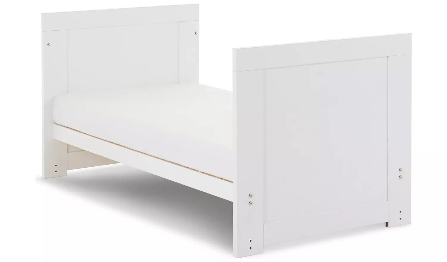 Obaby Nika Mini Cot Bed - White