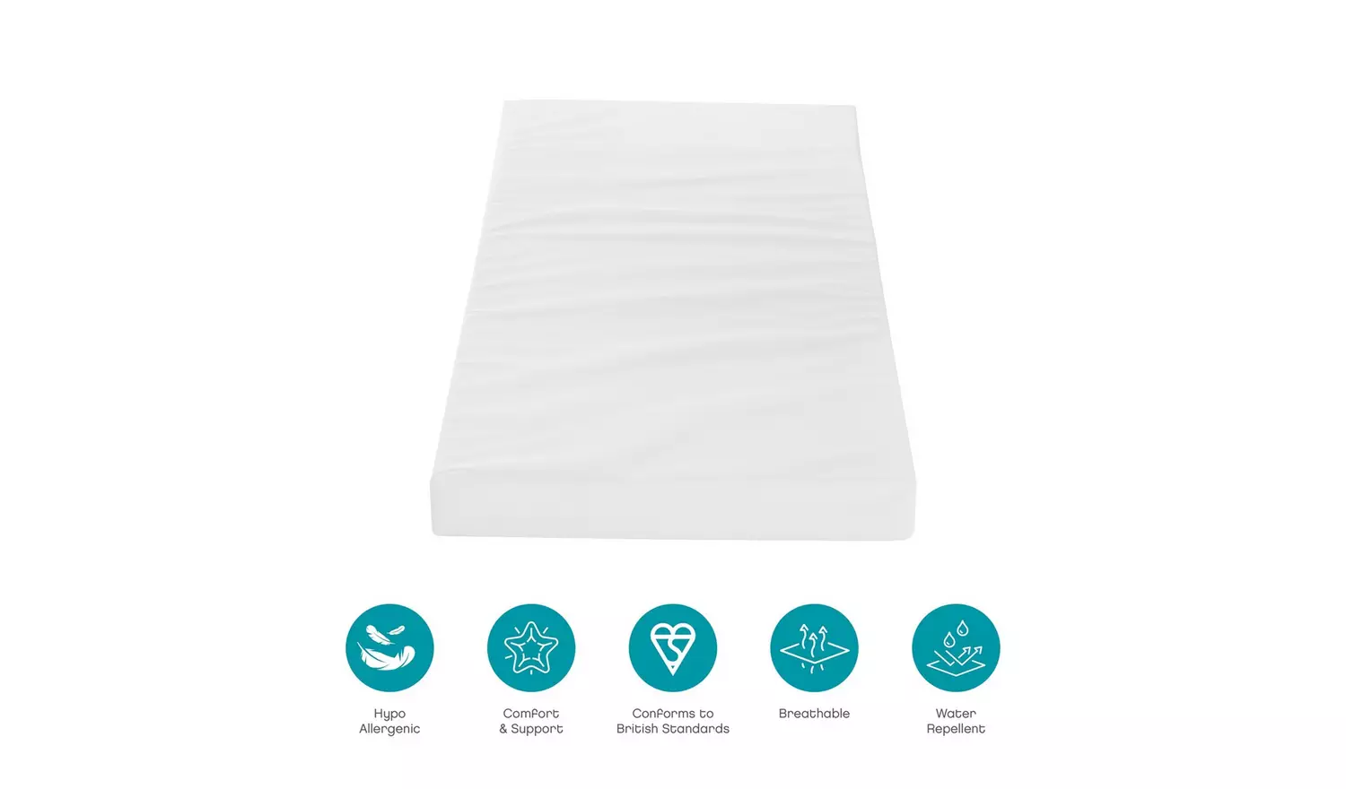 Tutti Bambini Rio Cot Bed Changer and Mattress - Grey