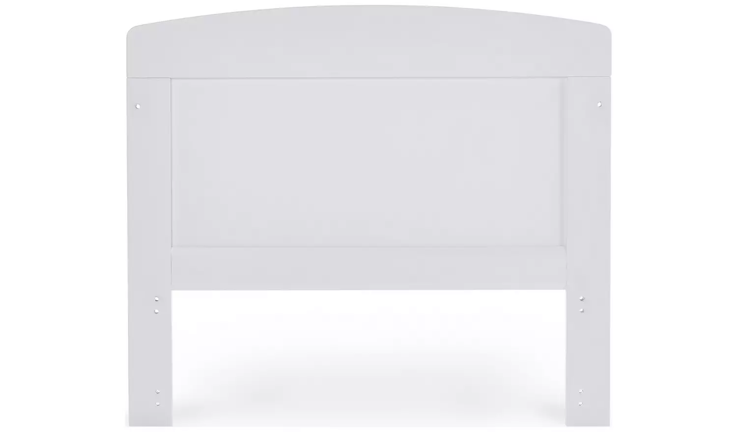 Obaby Grace Cot Bed with Mattress - White