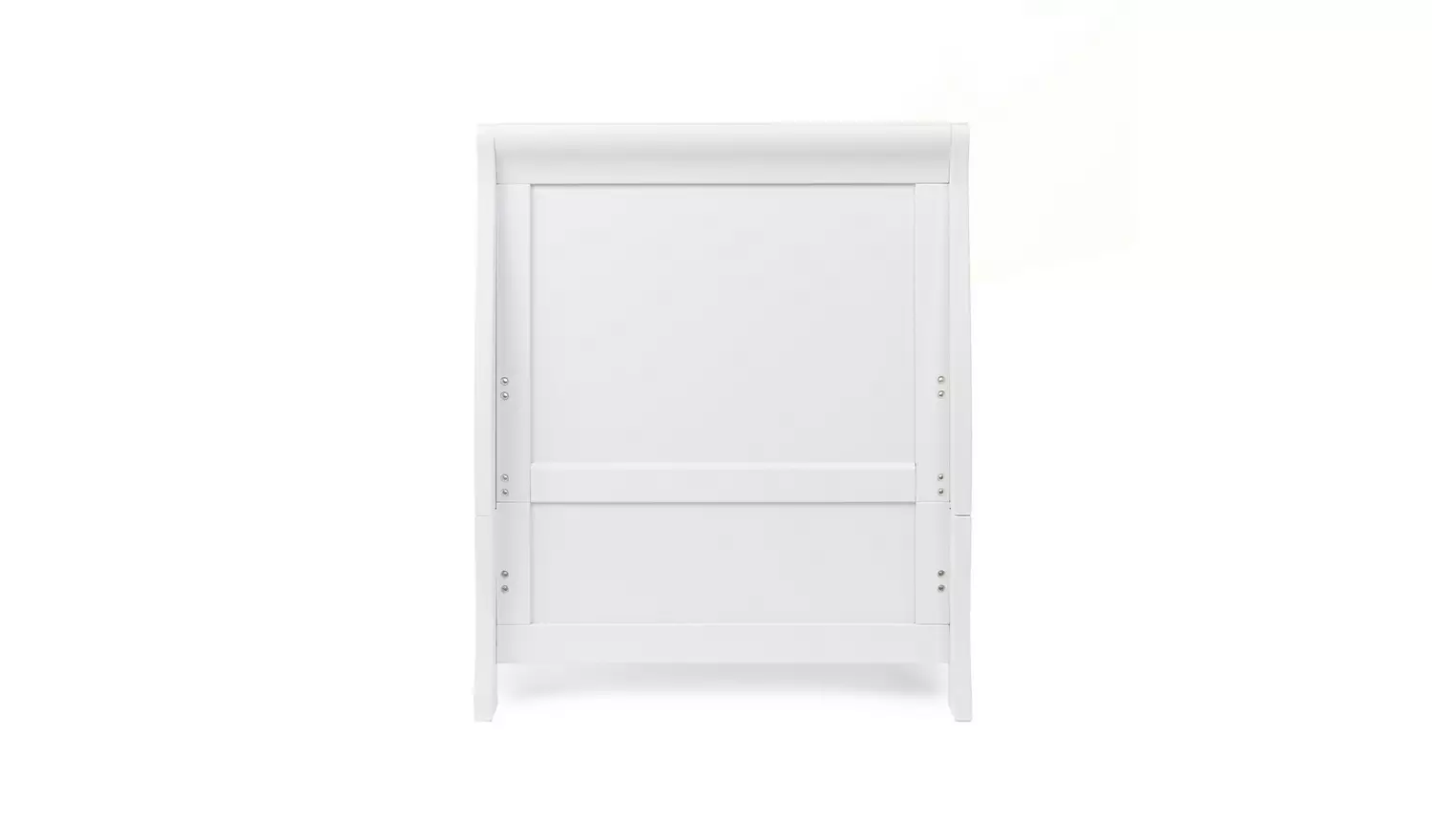 Obaby Stamford Classic Sleigh Cot Bed - White