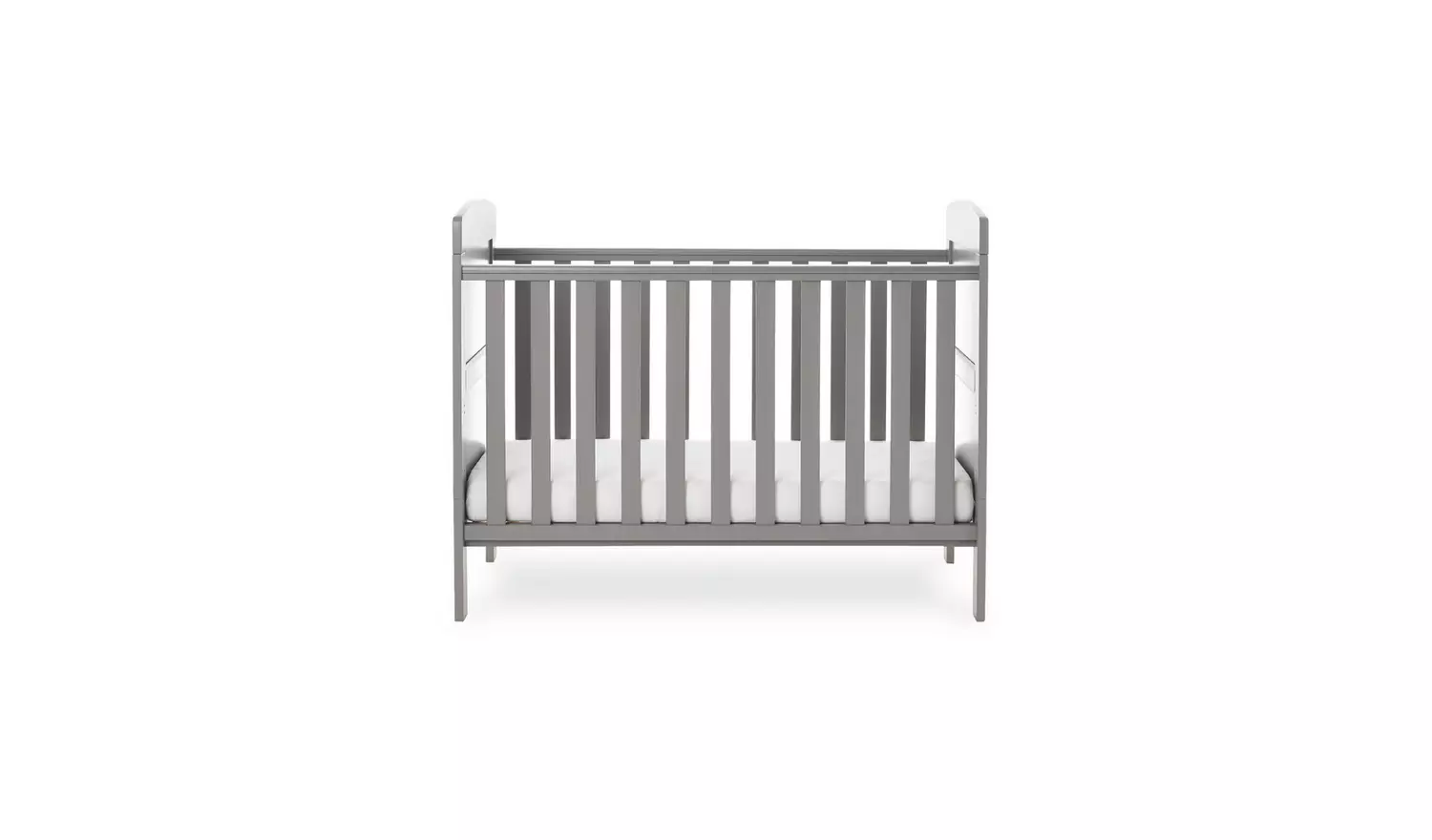 Obaby Grace Mini Baby Cot Bed - Taupe Grey