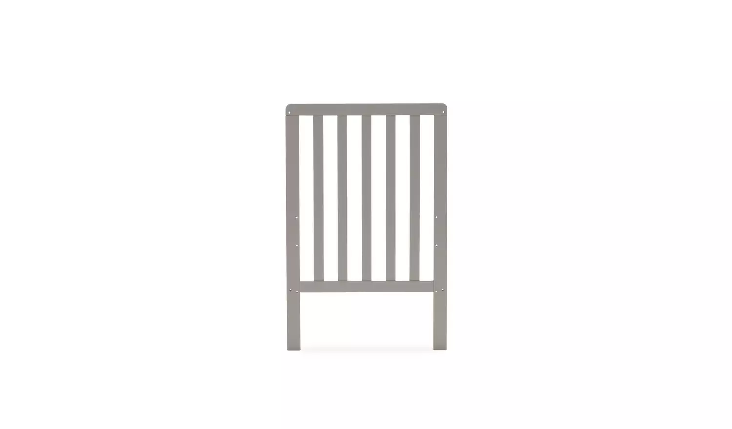 Obaby Bantam Space Saver Cot and Fibre Mattress - Warm Grey