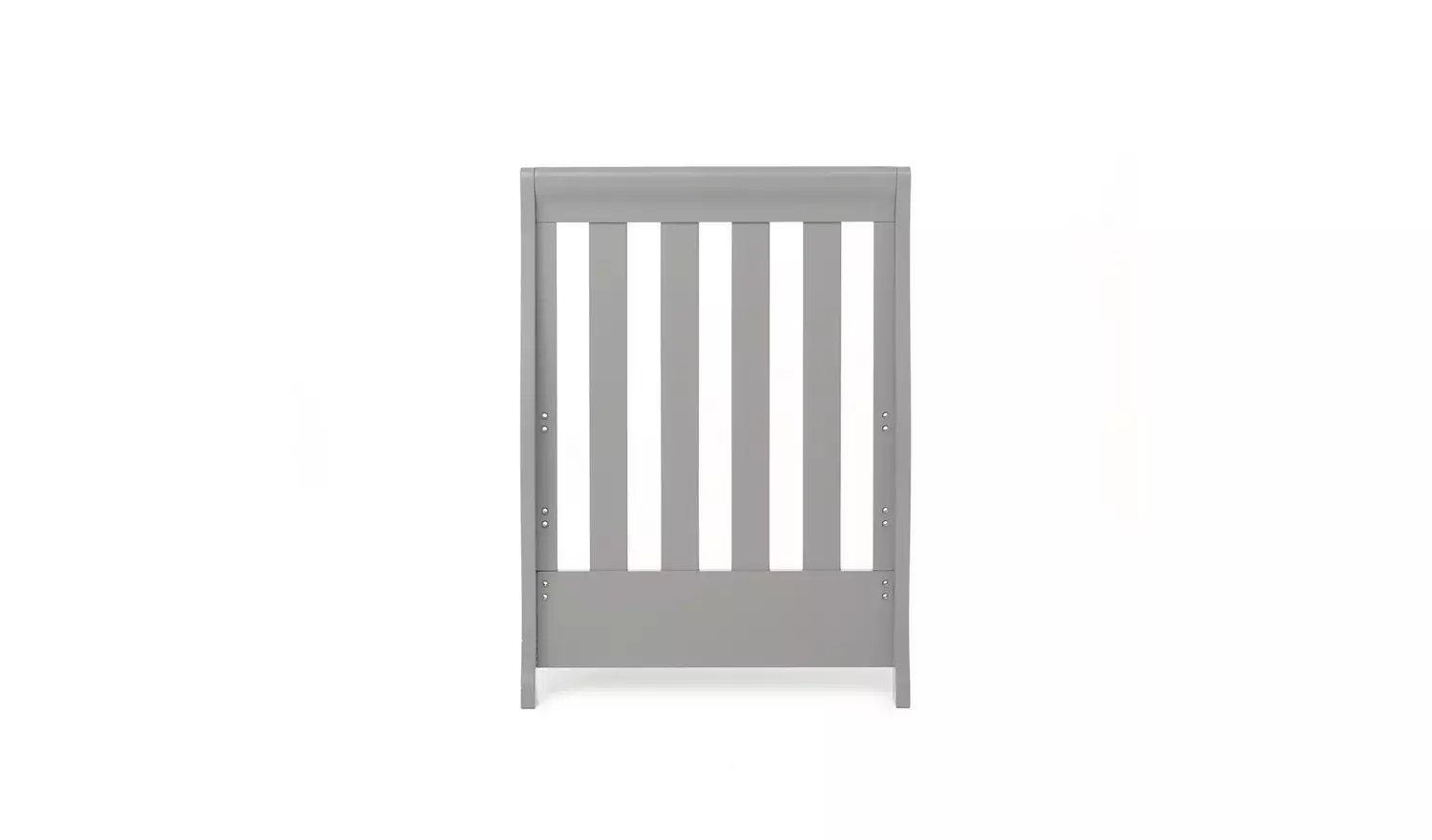 Obaby Stamford Mini Sleigh Cot Bed - Warm Grey
