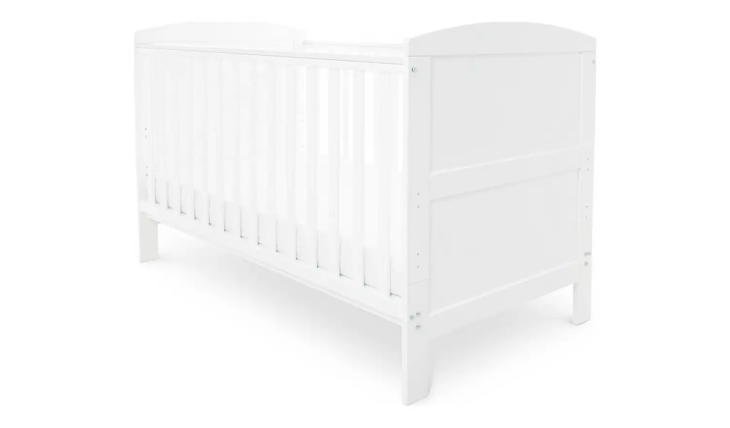 Ickle Bubba Coleby Classic Baby Cot Bed – White