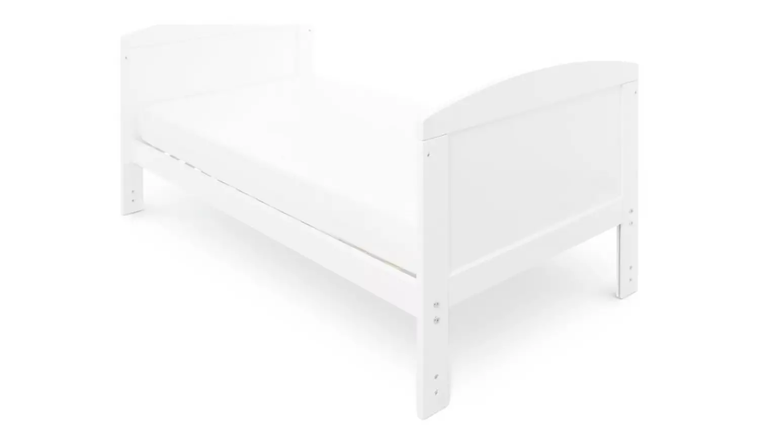 Ickle Bubba Coleby Classic Baby Cot Bed – White