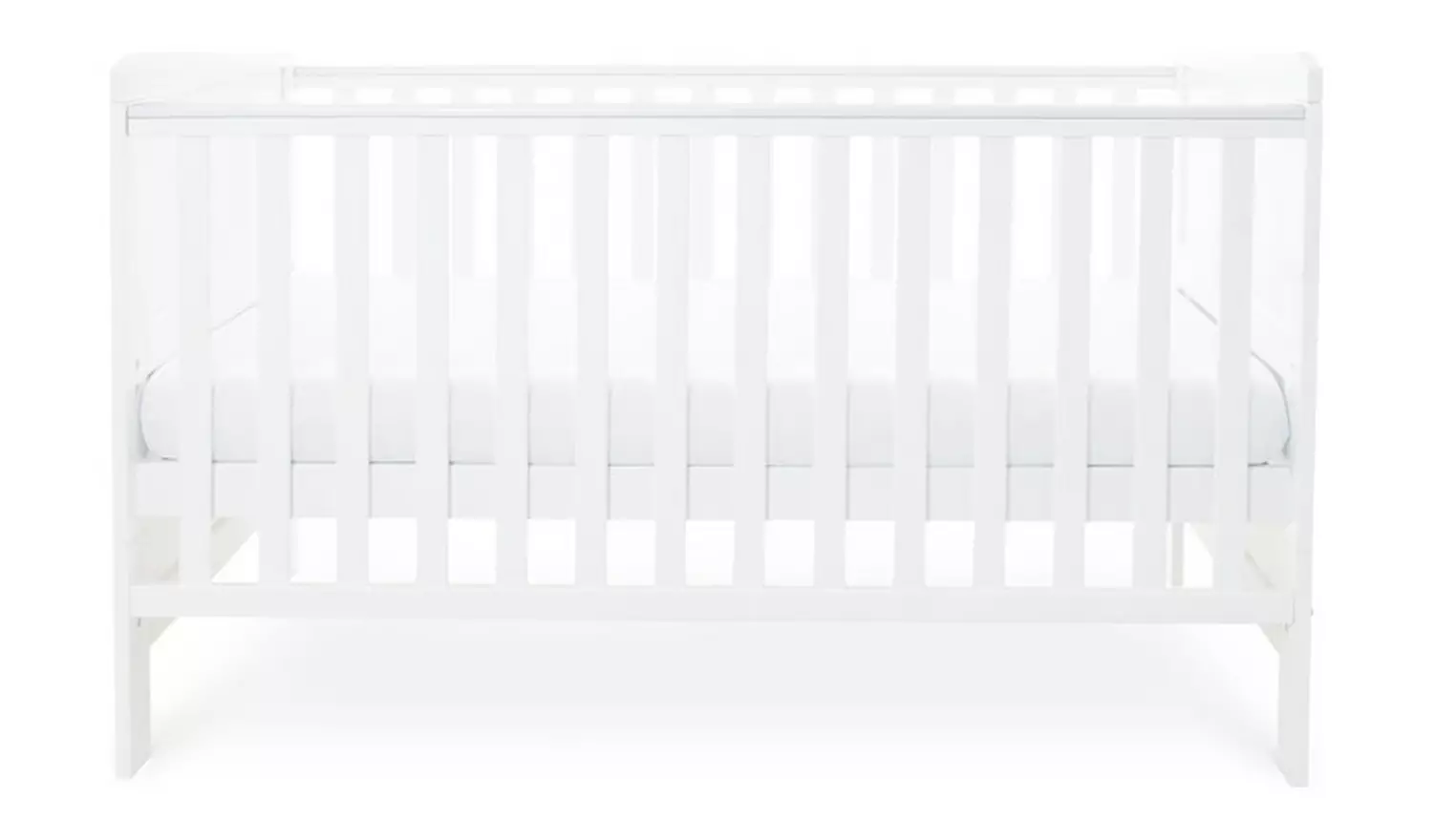 Ickle Bubba Coleby Classic Baby Cot Bed – White