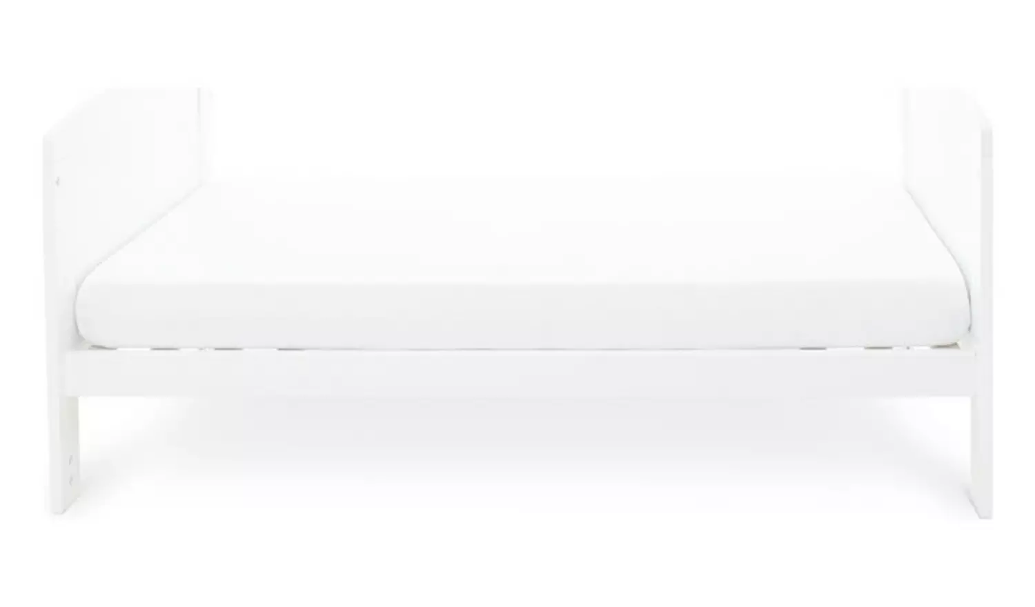 Ickle Bubba Coleby Classic Baby Cot Bed – White