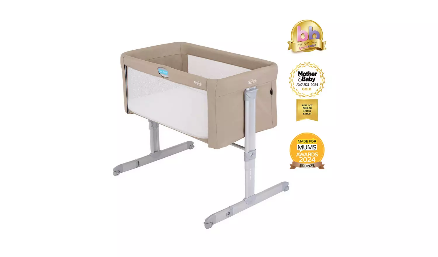 Graco Sweet2Sleep Bedside bassinet Side Sleeper - Oatmeal