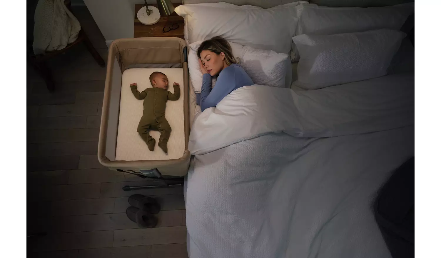 Graco Sweet2Sleep Bedside bassinet Side Sleeper - Oatmeal