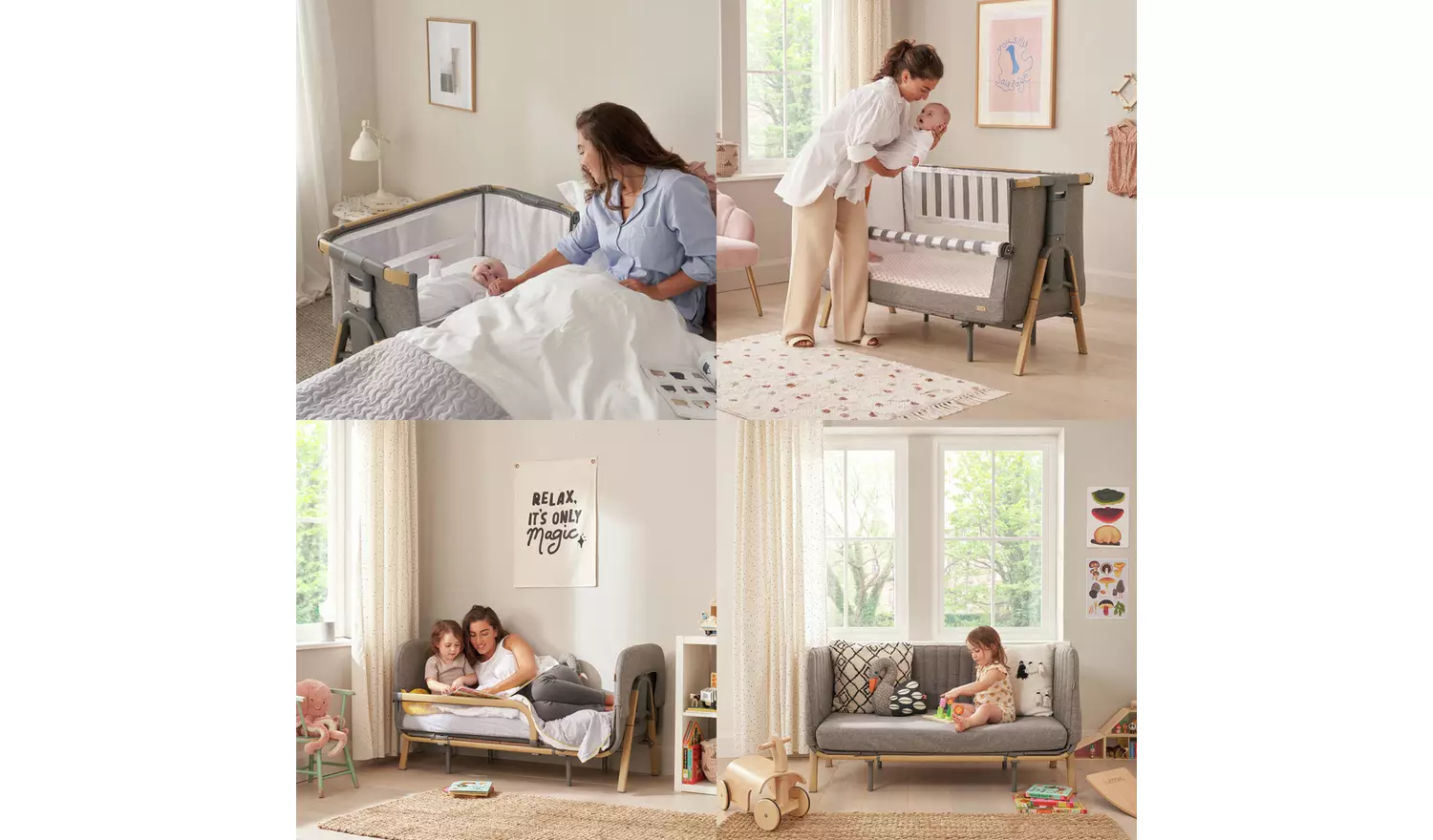 Tutti Bambini Cozee XL Complete Oak Charcoal