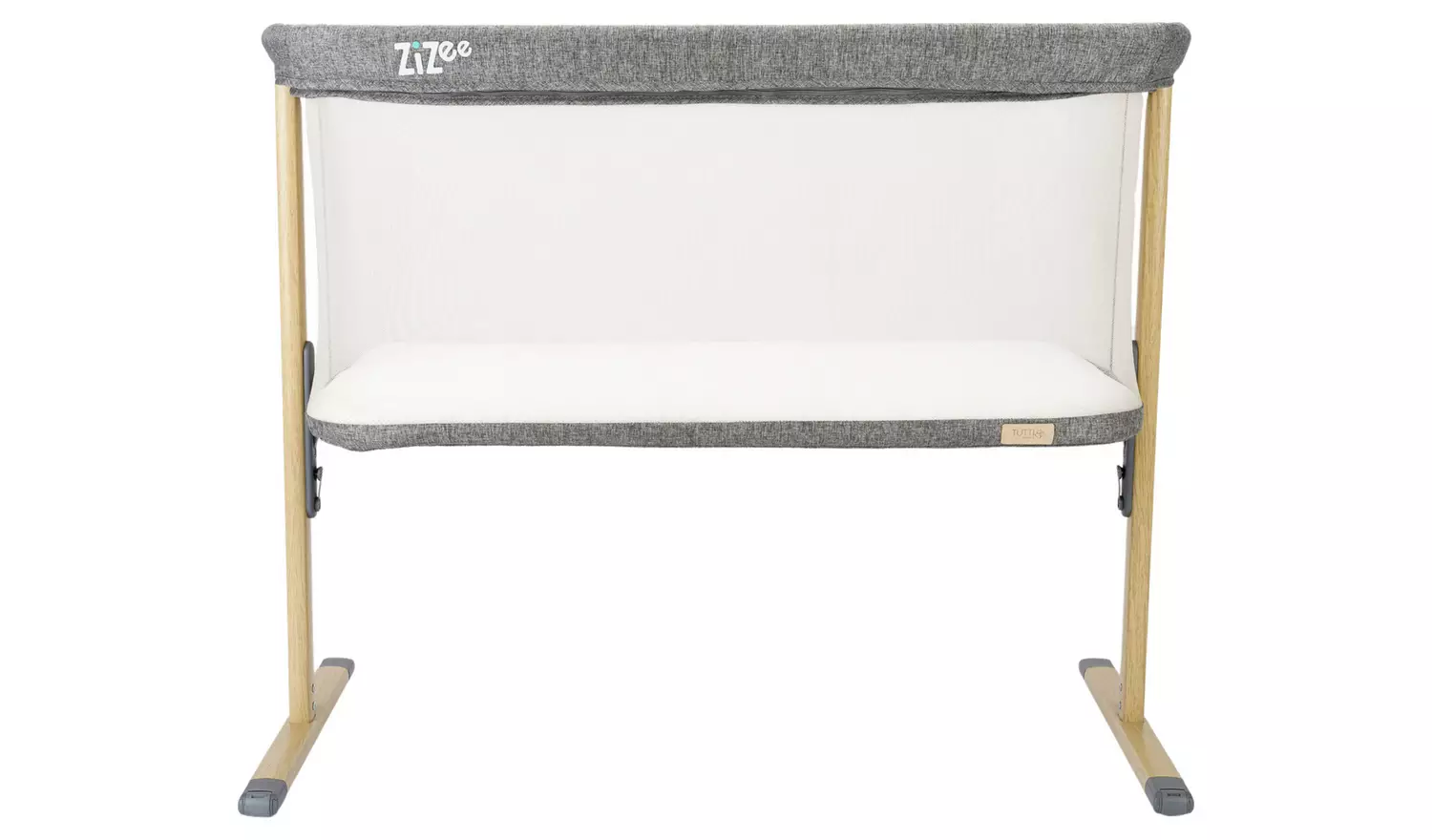 Tutti Bambini Zizee Essential Crib Oak Charcoal