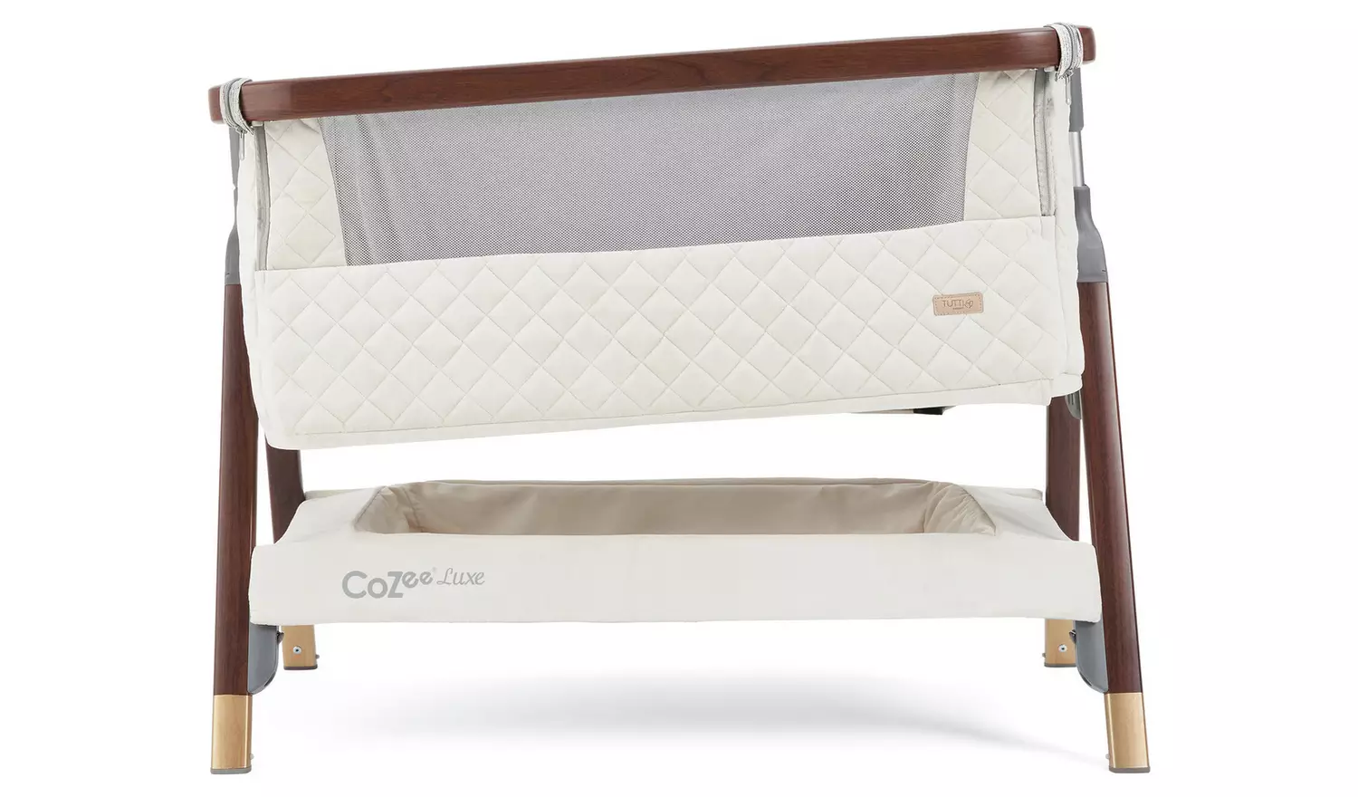 Tutti Bambini Cozee Luxe Crib Walnut Cream