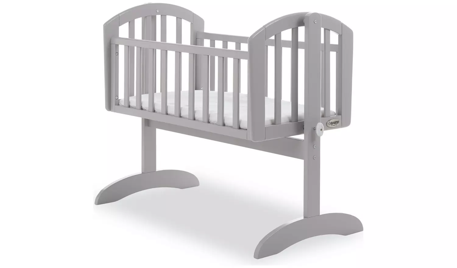 Obaby Sophie Swinging Crib - Warm Grey