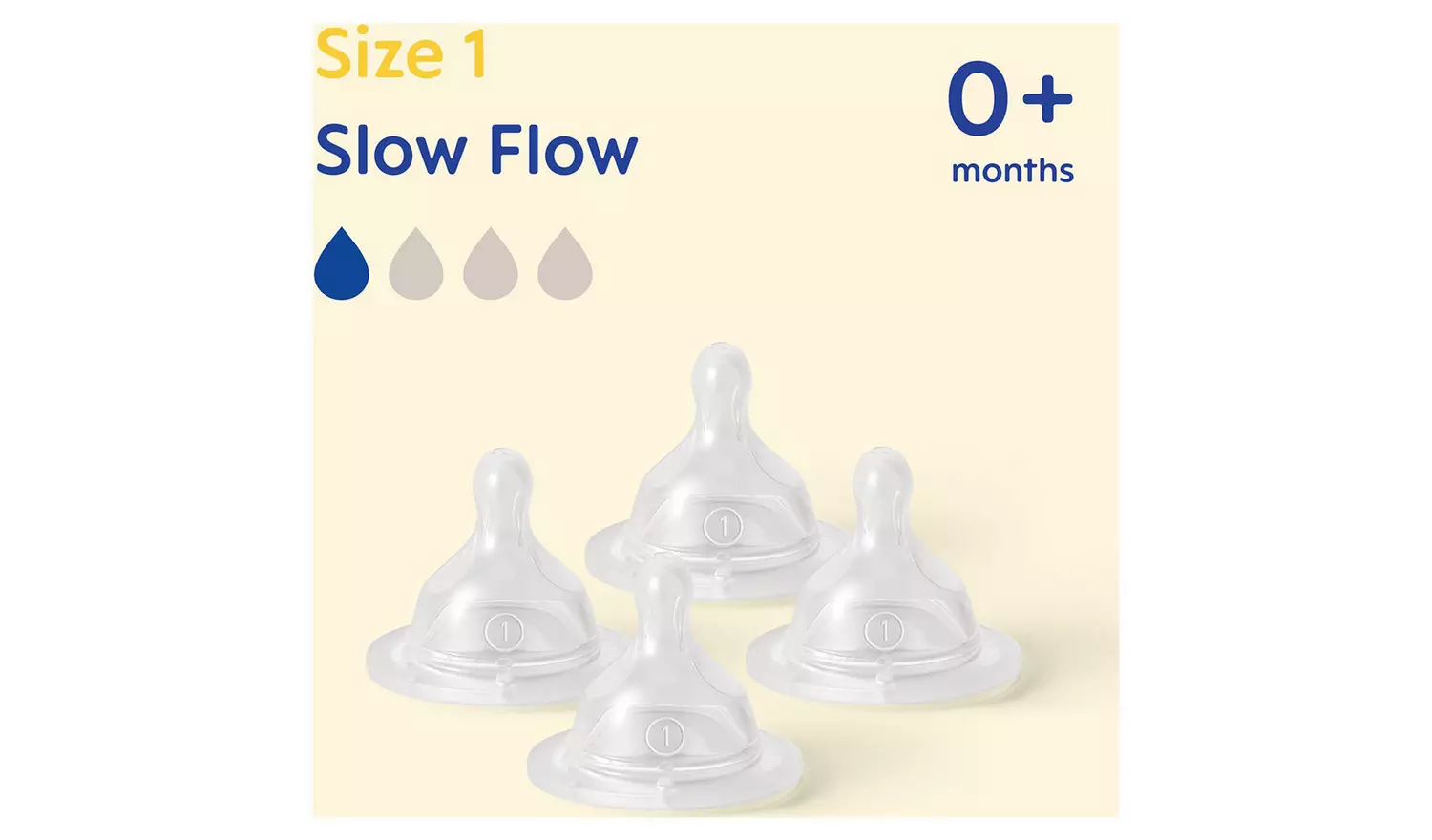 Mam Slow Flow Teats 4pack