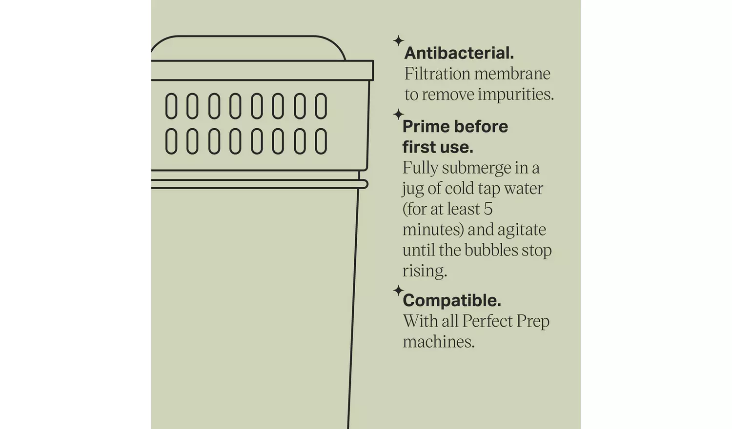 Tommee Tippee Perfect Preparation Filters Pack of 2