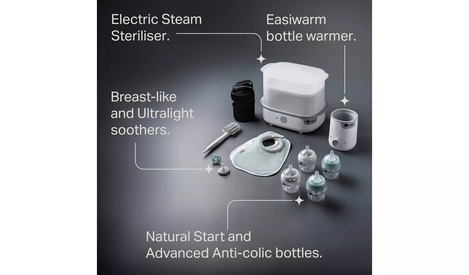 Tommee Tippee New Complete Feeding Kit White