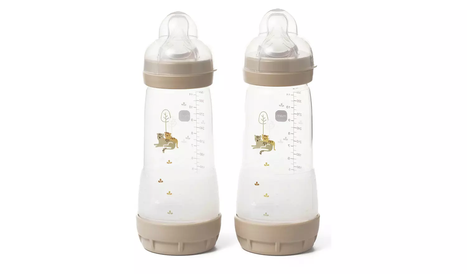 MAM Easy Start Anti-Colic 320Ml Baby Bottles 2 Pack - White