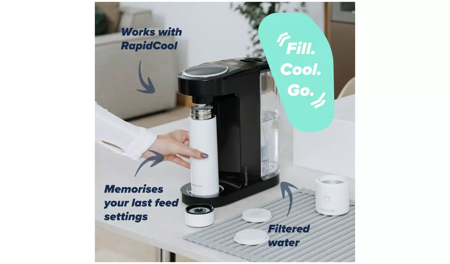 Nuby Rapid Hot Machine - Black