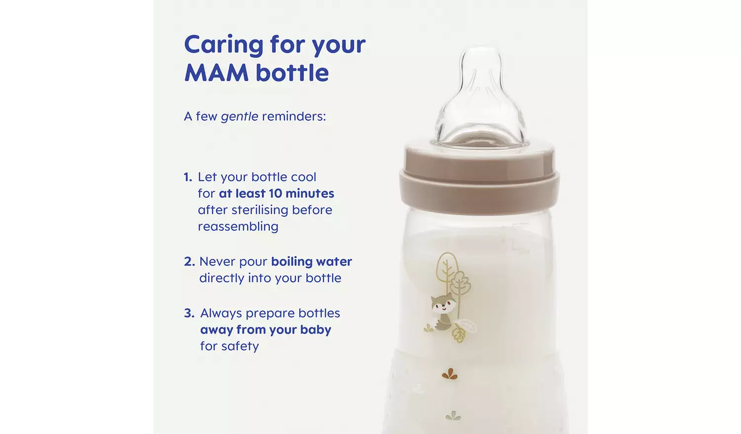 MAM Easy Start Anti-Colic 160ml Baby Bottle 3 Pack - Blue