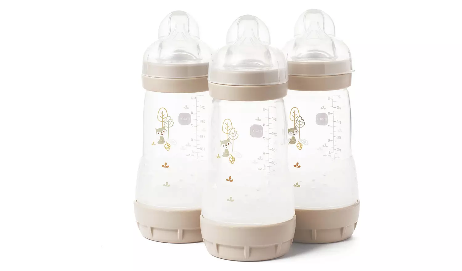 MAM Easy Start Anti-Colic 260ml Baby Bottle 3 Pack - Unisex