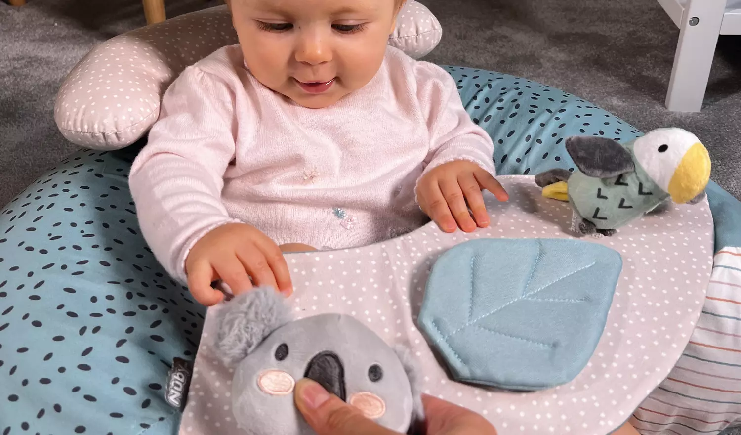 Nuby Animal Adventures Sit and Play Floor Seat