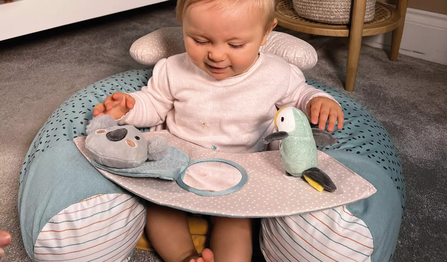 Nuby Animal Adventures Sit and Play Floor Seat