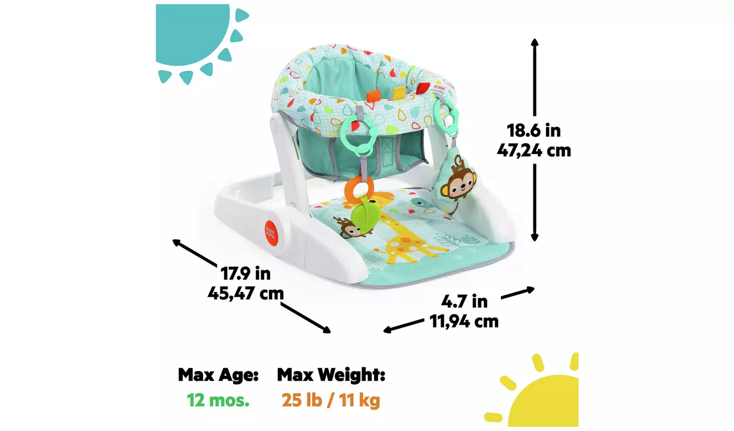 Bright Starts Learn To Sit Wild Vibes