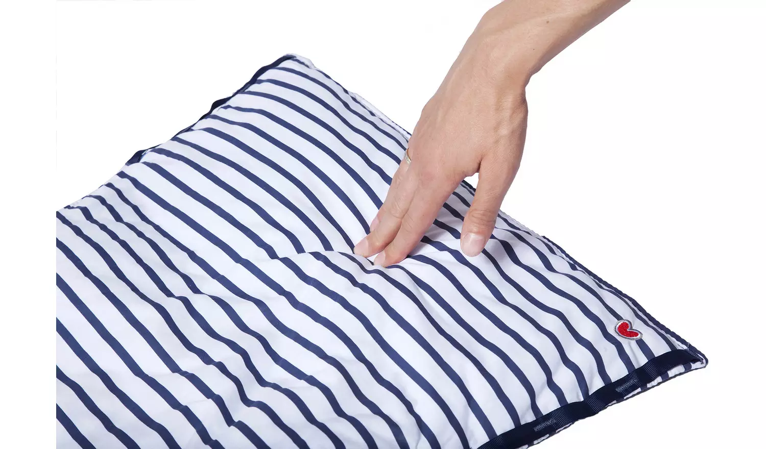 BabyToLove Travel Pocket Chair & Booster Seat - Blue Stripes