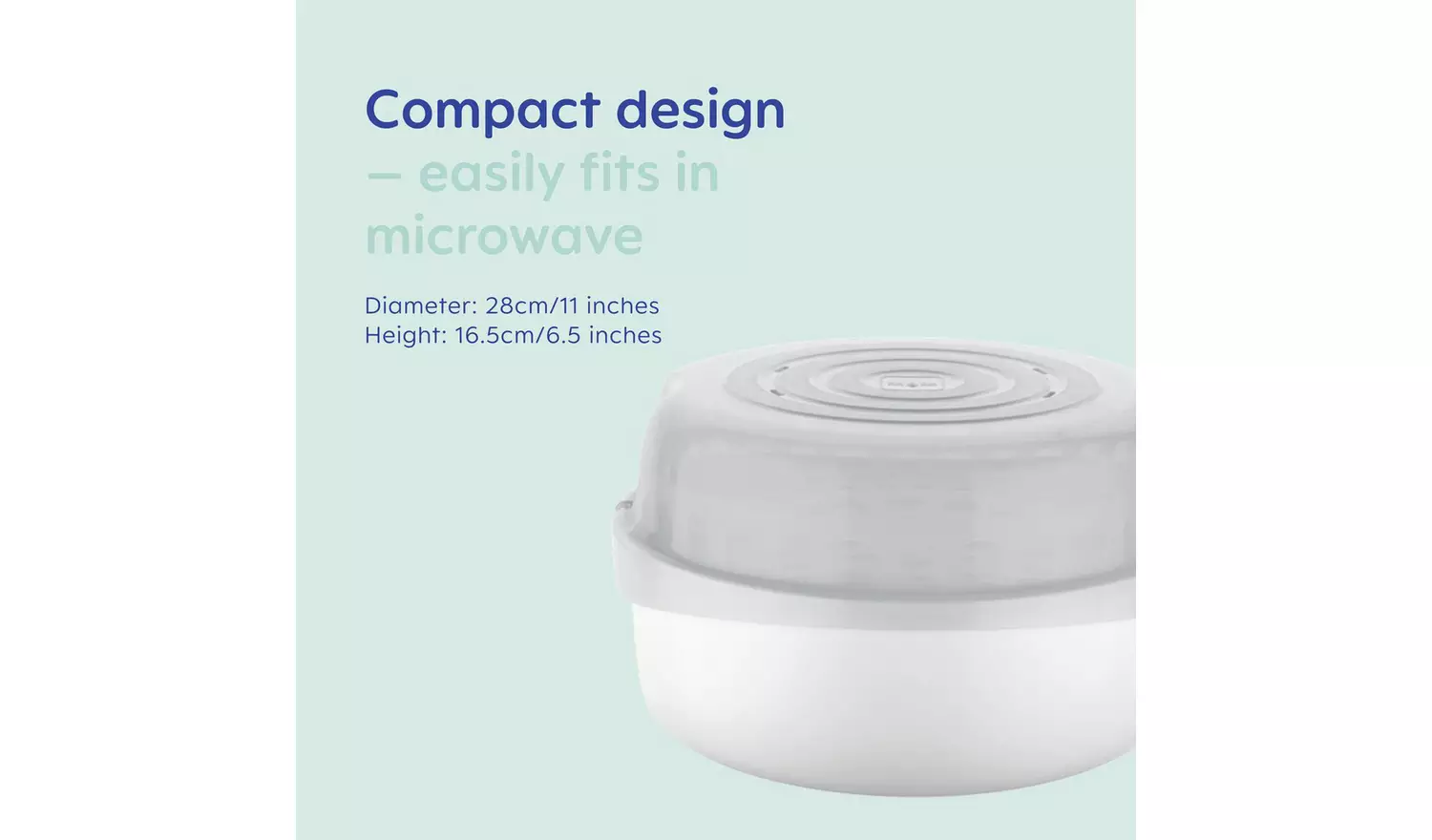 MAM Microwave Steam Steriliser - Grey