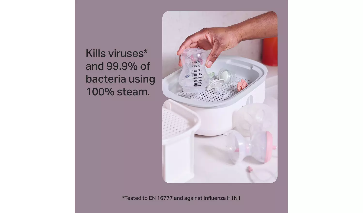 Tommee Tippee Advanced Electric Baby Bottle Steriliser-White