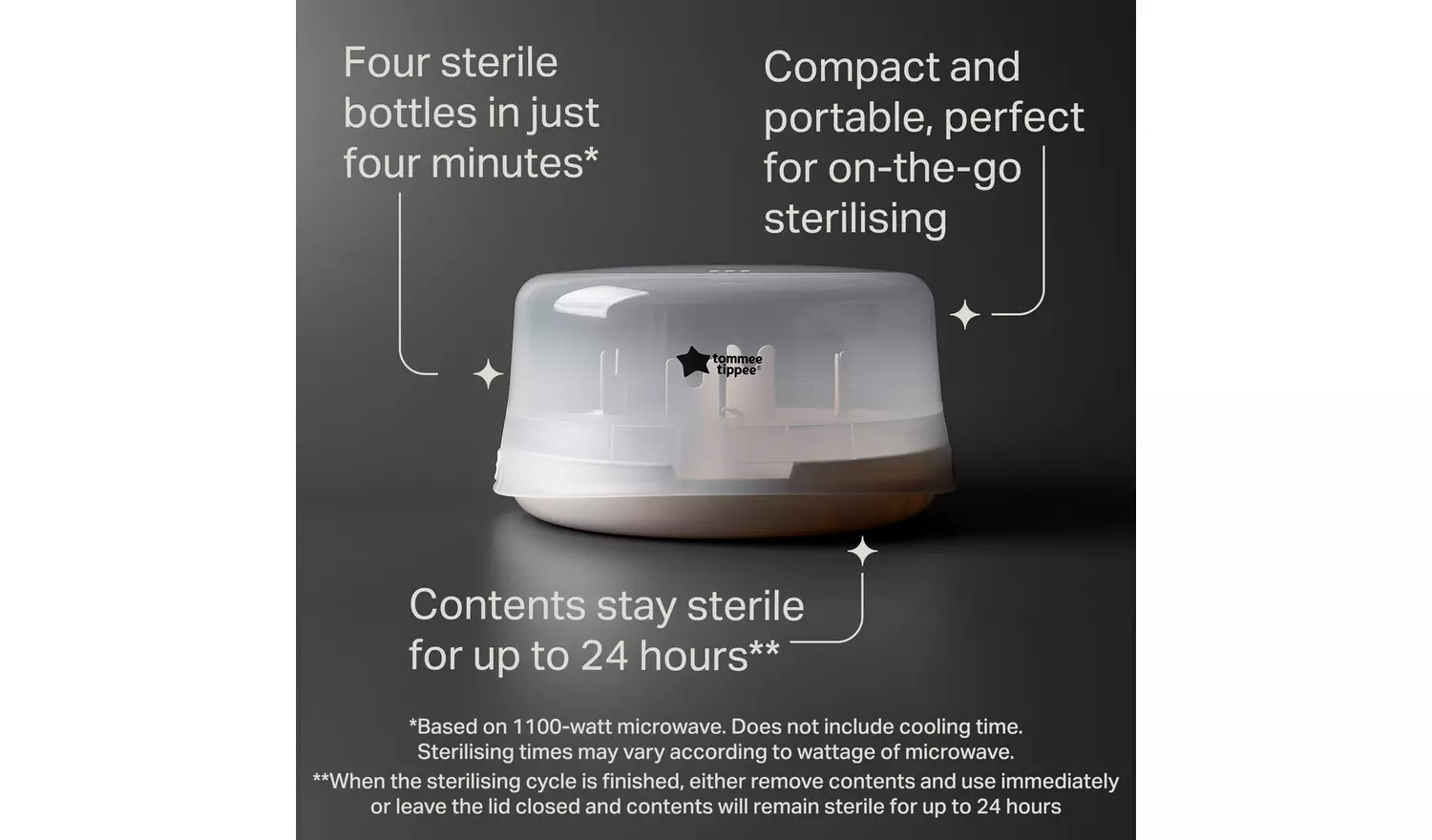 Tommee Tippee Baby Bottles Microwave Steriliser