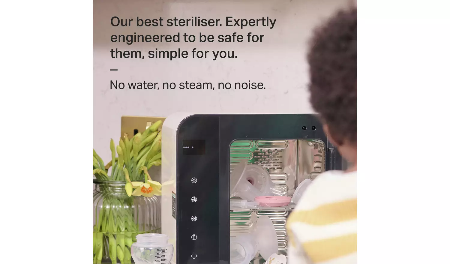 Tommee Tippee Ultra UV Steriliser, Dryer and Storage – White