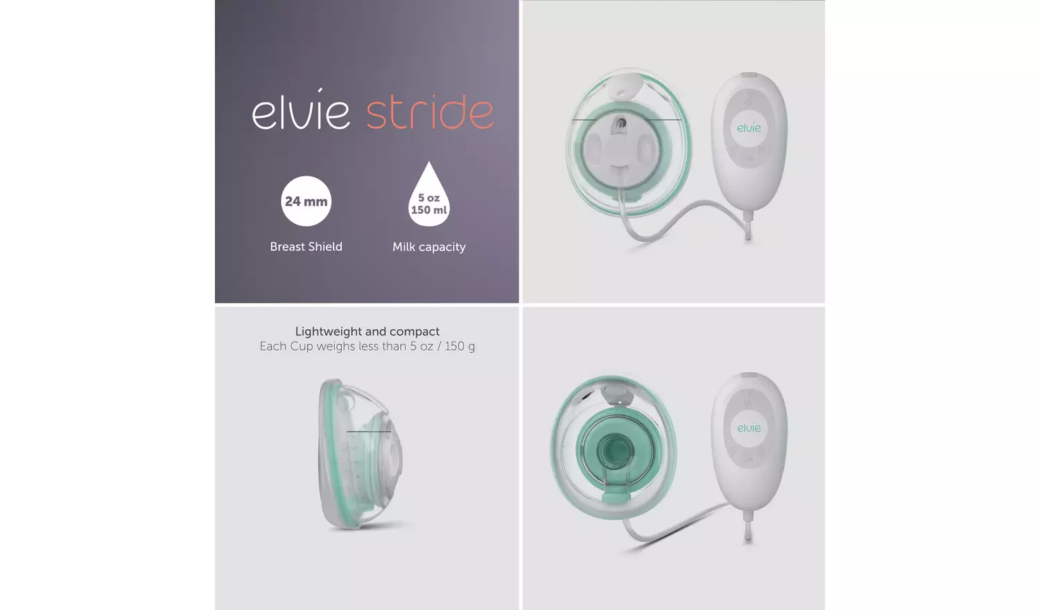 Elvie Stride Single Breast Pump