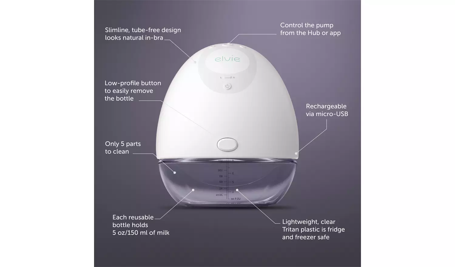 Elvie Single Electric Breast Pump