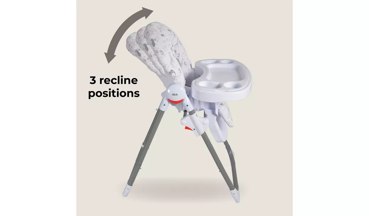 My Babiie MBHC8 Premium Highchair - Safari