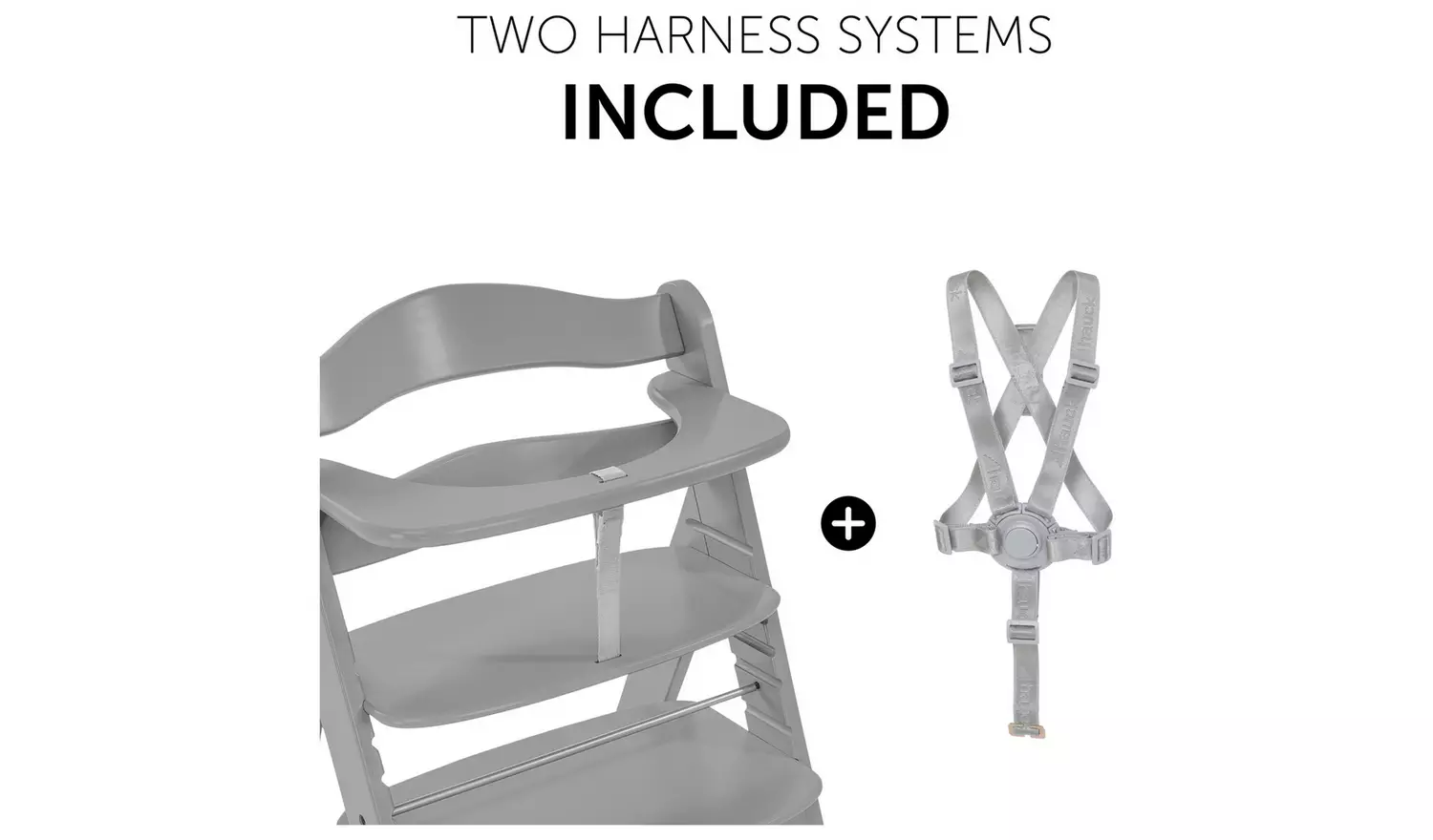 Hauck Alpha Bundle Grey Highchair