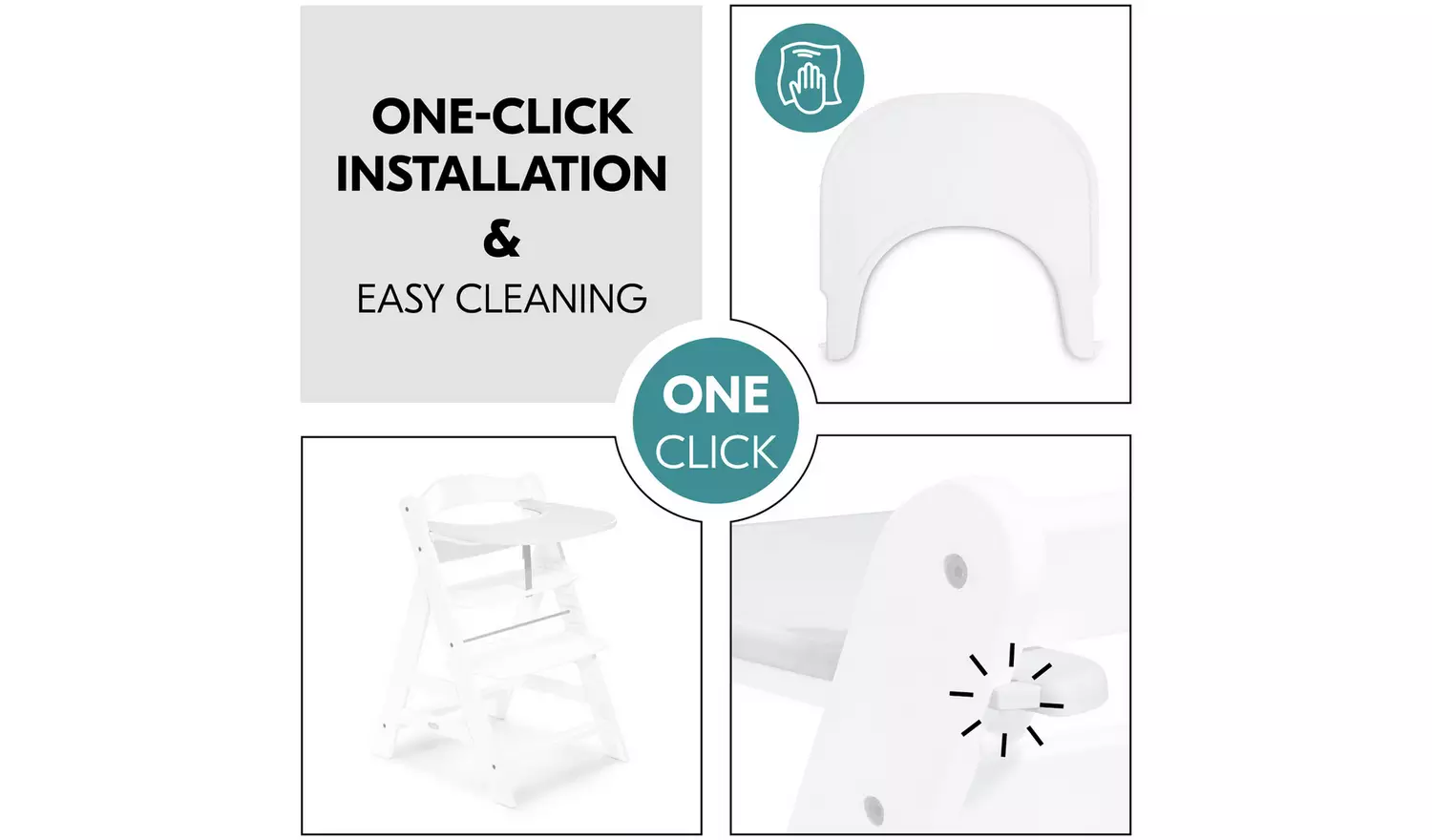 Hauck Alpha Highchair Bundle