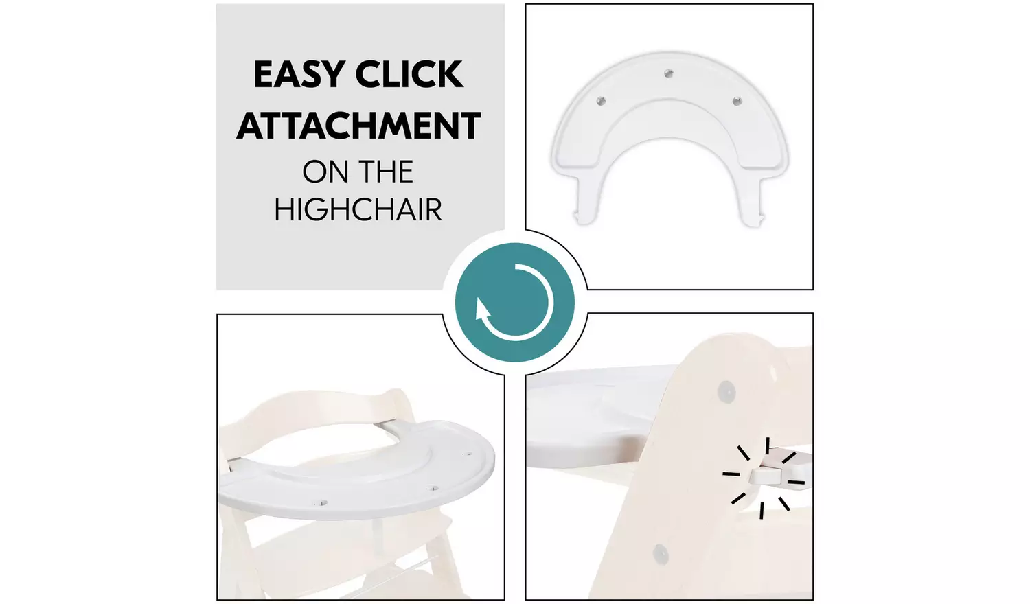 Hauck Alpha Highchair Bundle