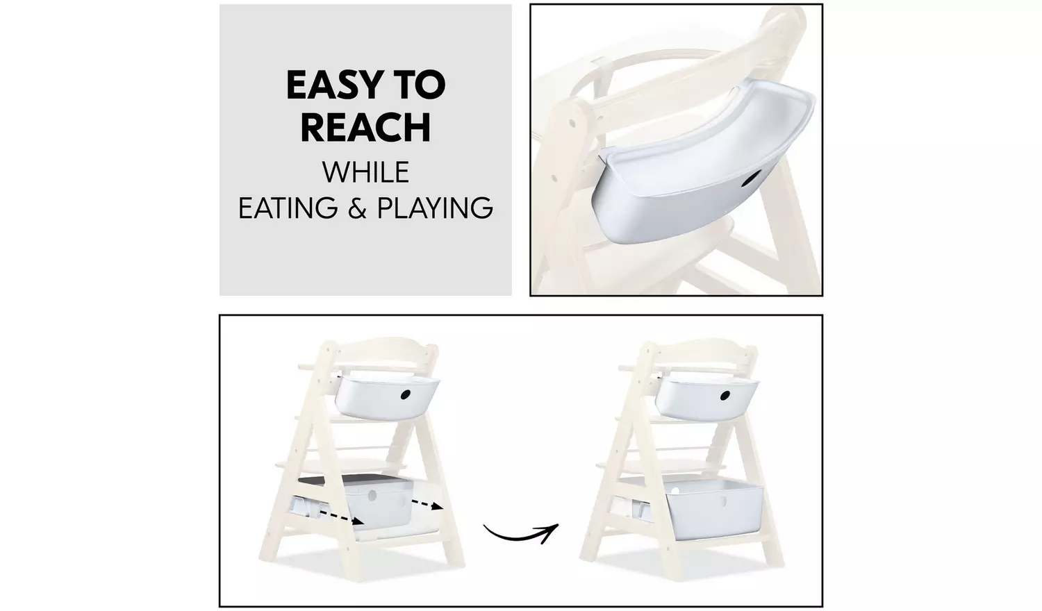 Hauck Alpha Highchair Bundle