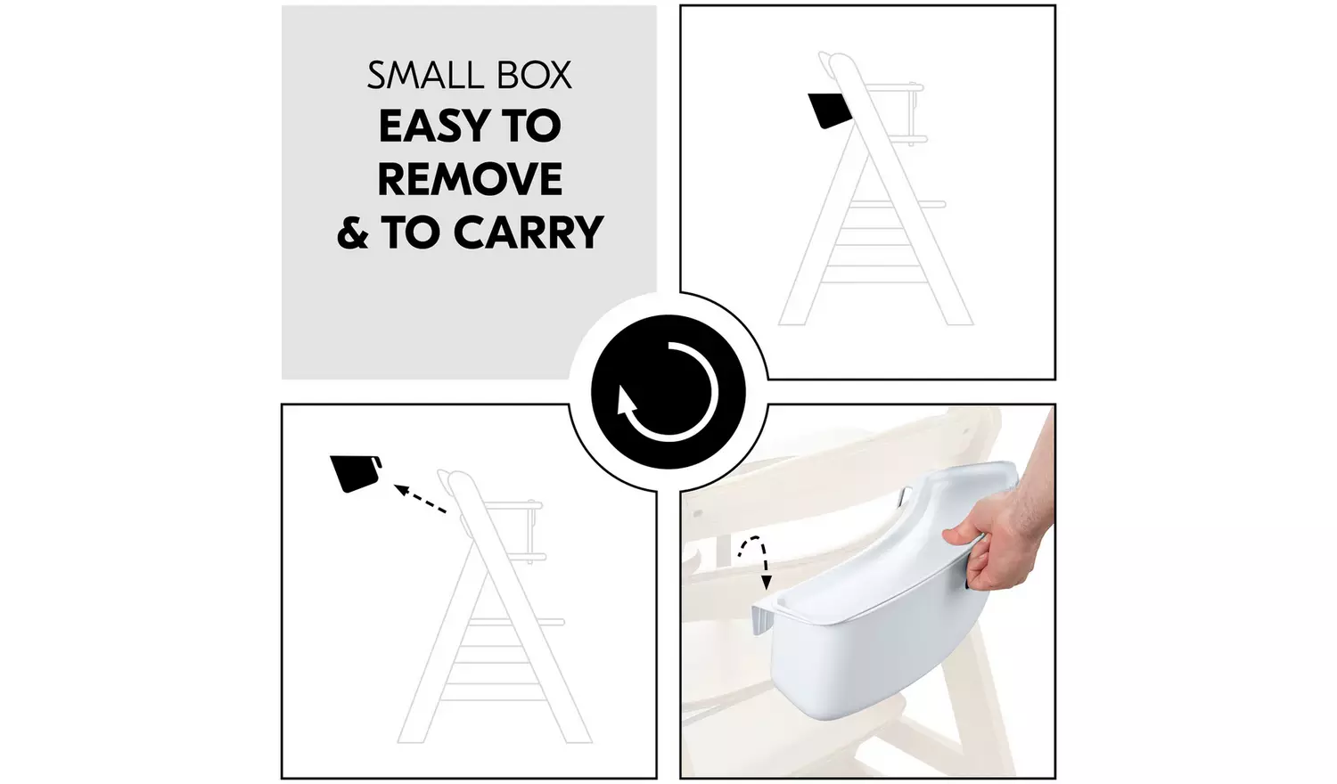 Hauck Alpha Highchair Bundle