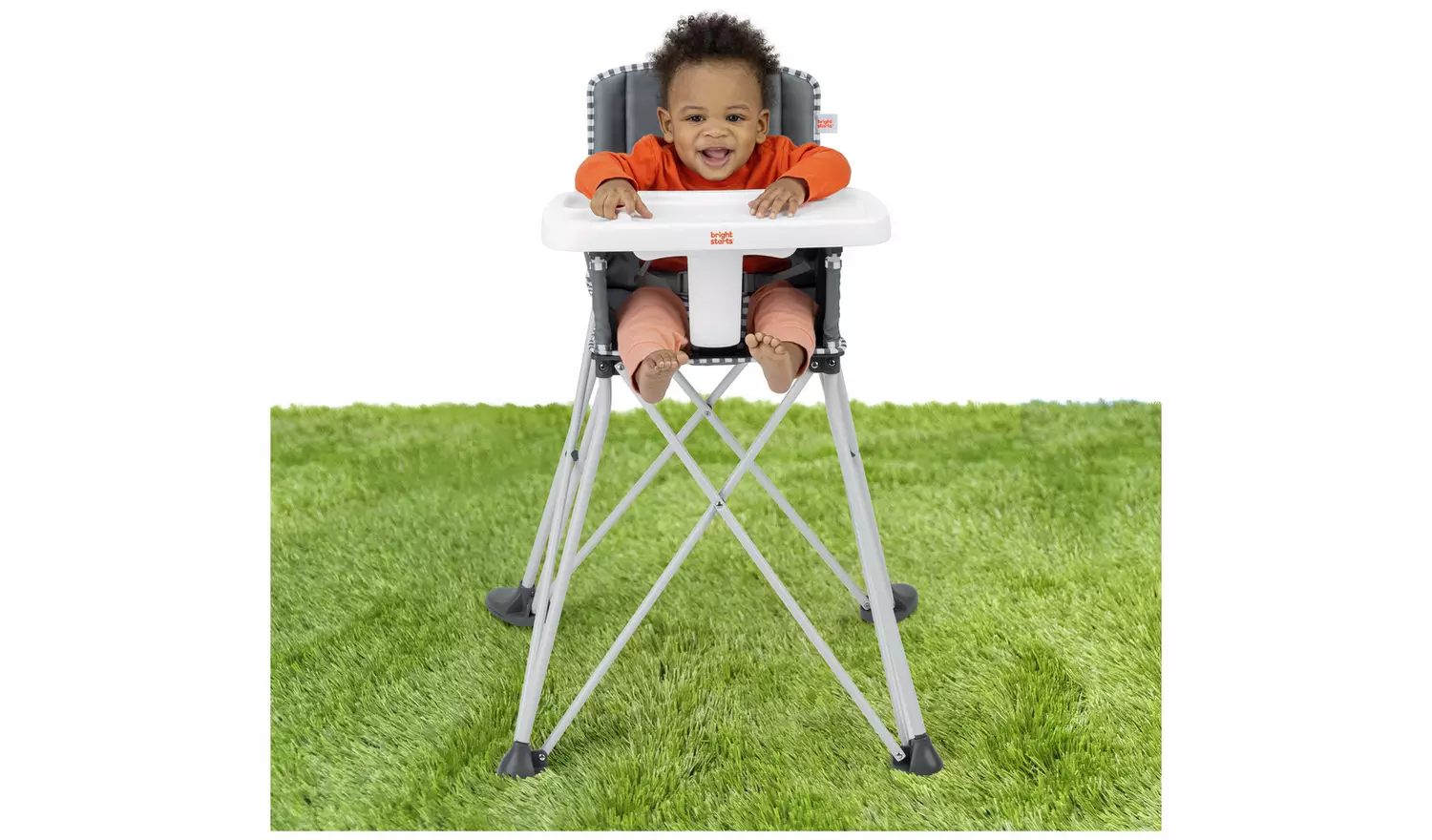 Bright Starts Pop n Dine Highchair Grey