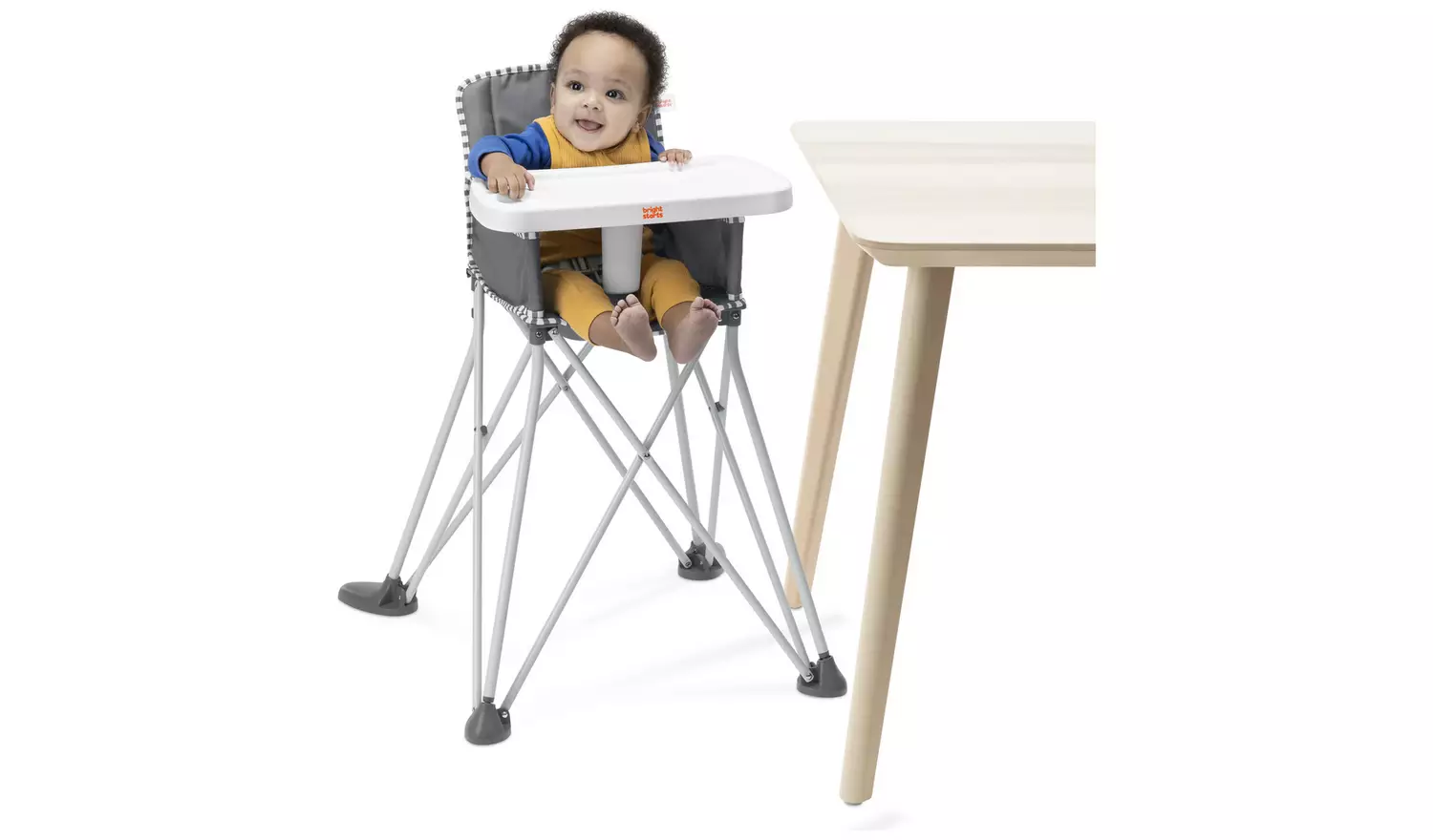 Bright Starts Pop n Dine Highchair Grey