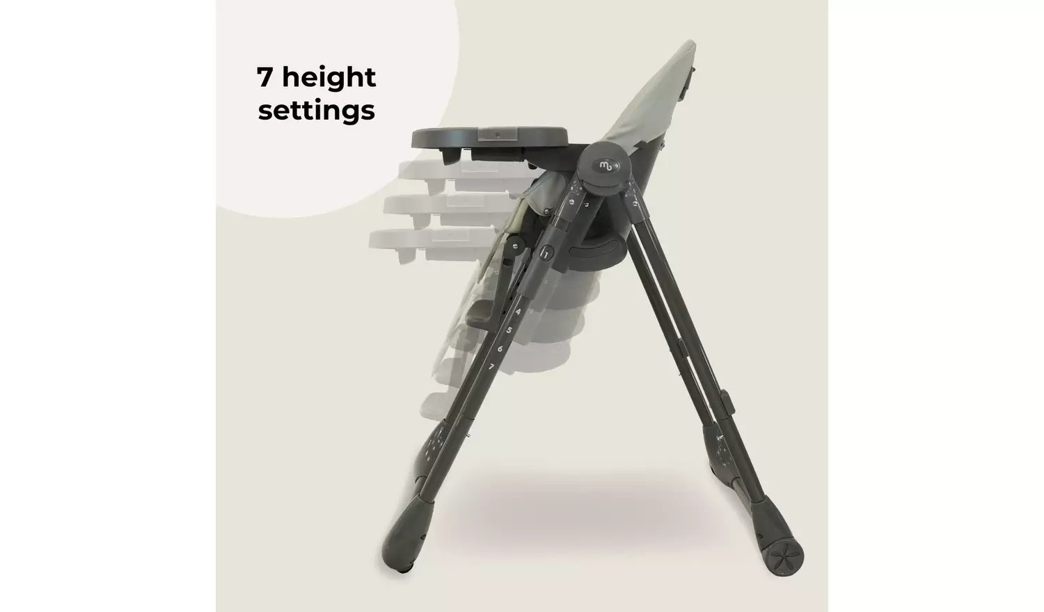 My Babiie From Birth Highchair Grey