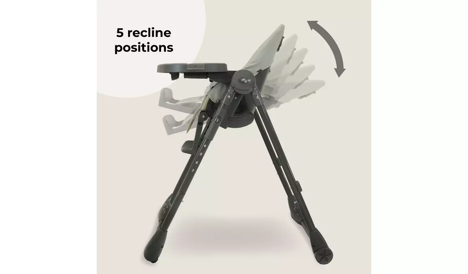 My Babiie From Birth Highchair Grey