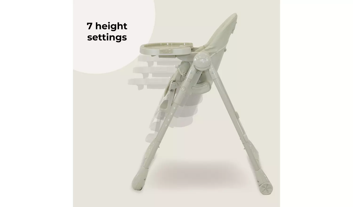 My Babiie From Birth Highchair Oatmeal