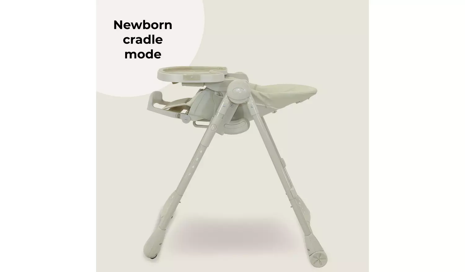 My Babiie From Birth Highchair Oatmeal