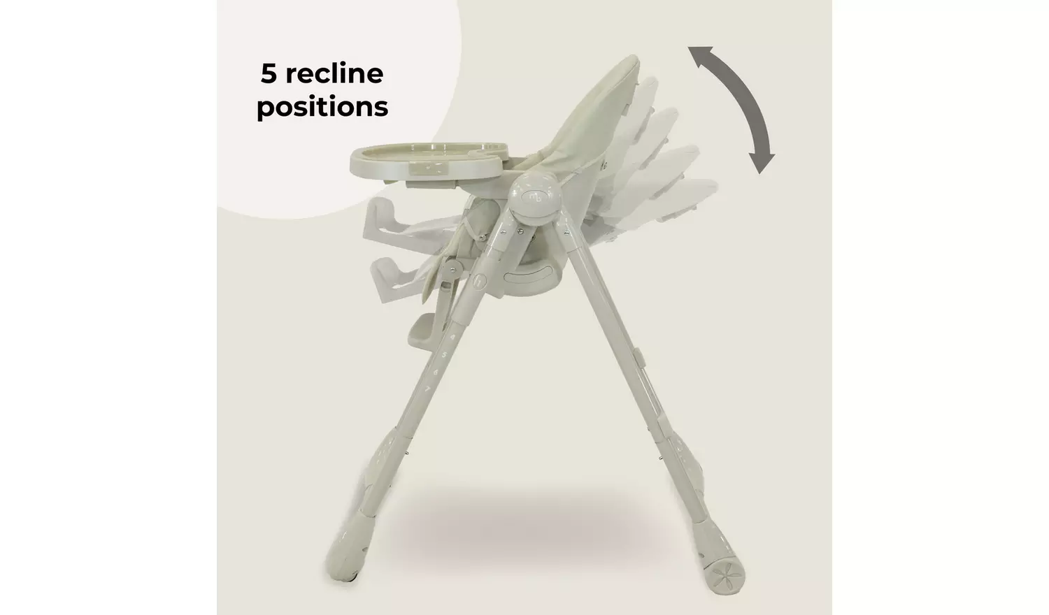 My Babiie From Birth Highchair Oatmeal